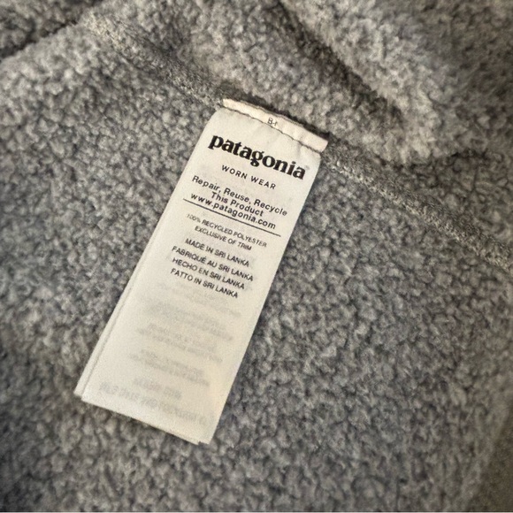 Patagonia Better Sweater 1/4 Zip Gray Birch Pullover Women’s - Picture 5 of 8